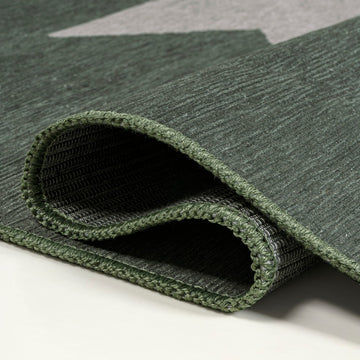Chayton Minimalist Geometric Machine-washable Area Rug
